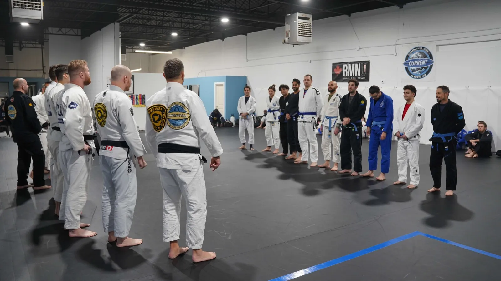 Adult BJJ class at Current Jiu Jitsu
